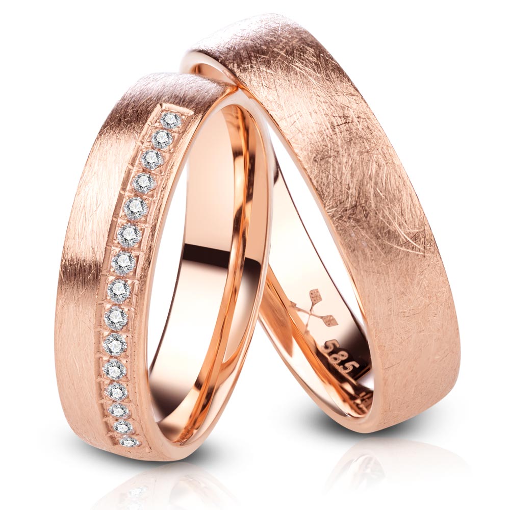 Trauringe Rosegold Modell 27